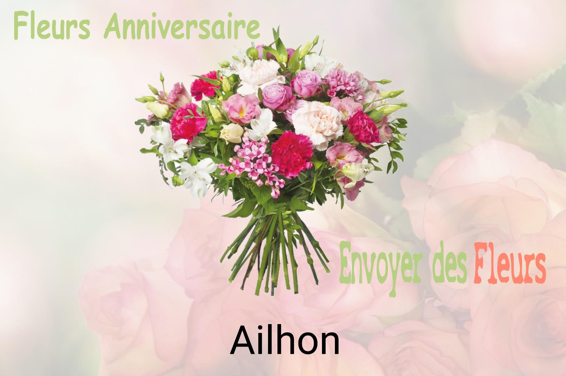 Bouquet de fleurs d’anniversaire livré à Ailhon